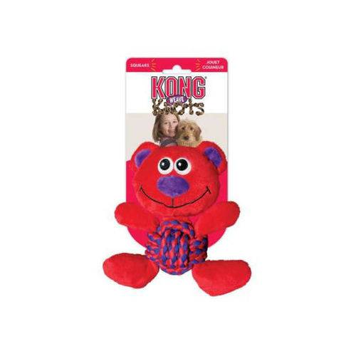 Brinquedo de Pelúcia Bear Knots Vermelho - Kong