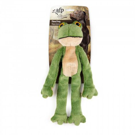 Brinquedo de Pelúcia para Cães Sapo (Flora Frog) - Afp