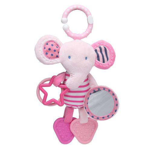 Brinquedo de Pendurar Elefante Rosa - Storki