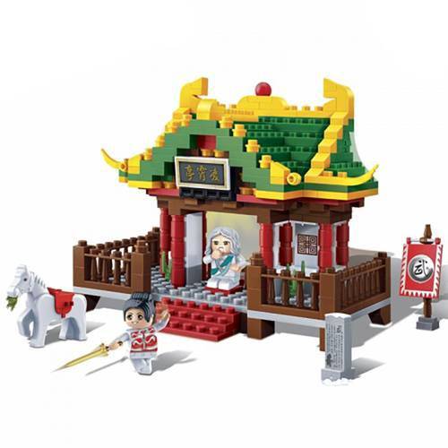 Brinquedo Dinastia Tang Templo de Treinamento 338 Peças 6609 - Banbao
