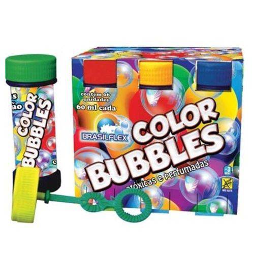 Brinquedo Divertido Bolha de Sabão Color Bubbles