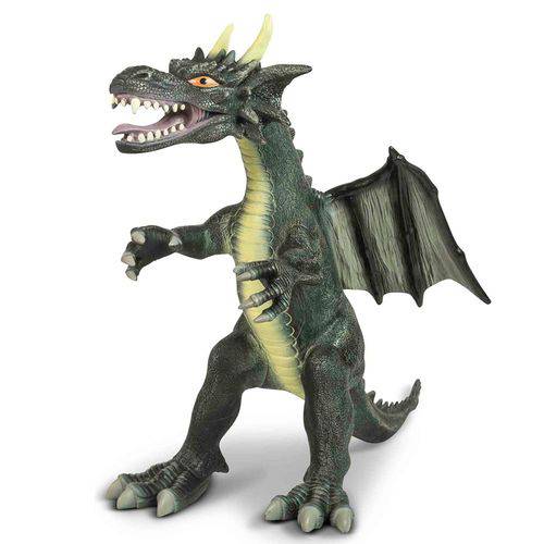 Brinquedo Dragão Grande 44cm Bicho Mundi 3837 - Dtc