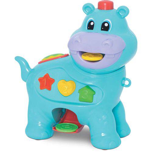 Brinquedo Educativo Amiguinho Comilao Hipopotamo Merco Toys
