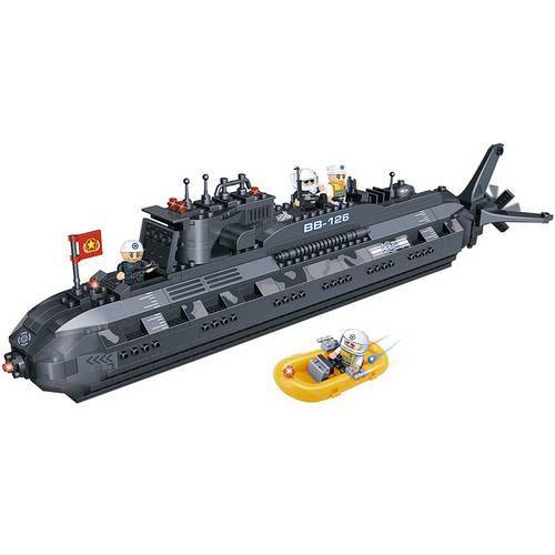 Brinquedo Força Tática Submarino 502 Peças 6201 - Banbao