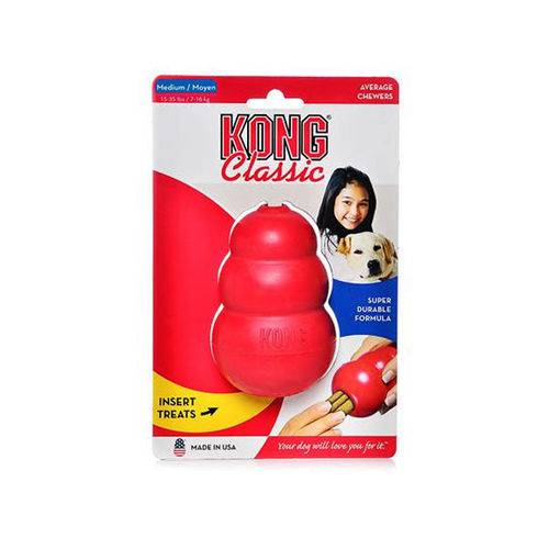 Brinquedo Interativo para Cachorro - Kong Classic Medium T2