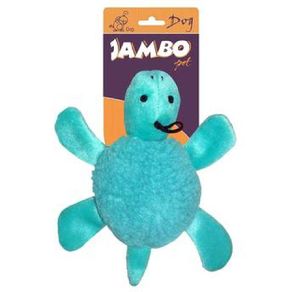 Brinquedo Jambo Mordedor Pelucia Fun Tartaruga Azul