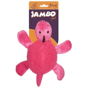 Brinquedo Jambo Mordedor Pelucia Fun Tartaruga Rosa