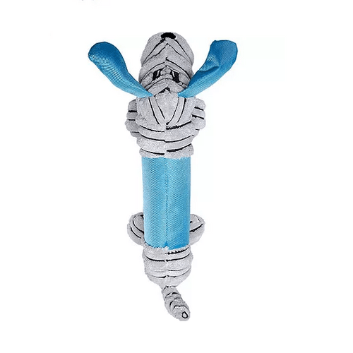Brinquedo Jolitex Homepet Cachorro Salsicha Azul de Pelúcia para Cães Único