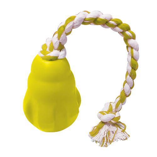Brinquedo King de Borracha C/corda Amarelo N2 M Furacão Pet