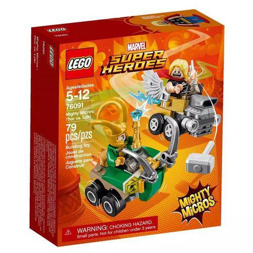 Brinquedo LEGO Super Heroes Thor Vs Loki 76091