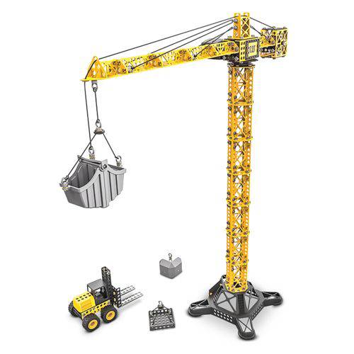 Brinquedo Machine Maker Apprentice Tower Crane 600 Peças Dtc