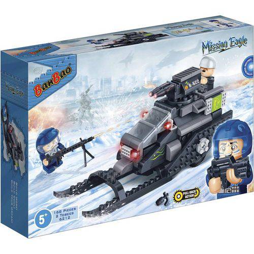 Brinquedo Missão Águia Snowmobile 168 Peças 6212 - Banbao