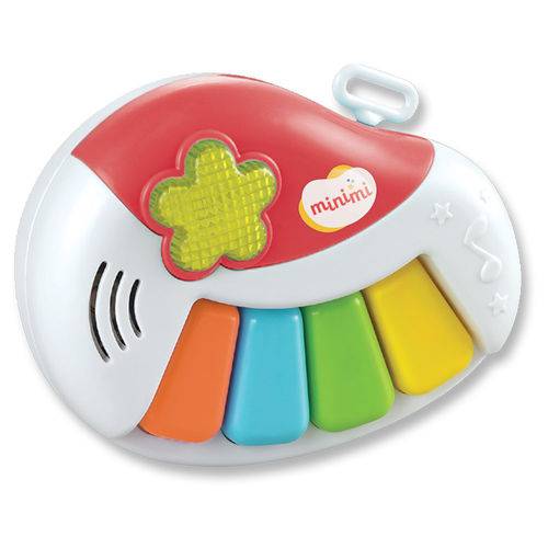 Brinquedo Musical - Piano do Bebê - Vermelho - Minimi