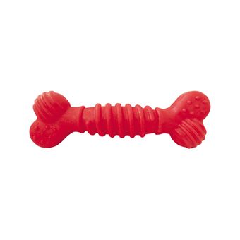 Brinquedo Osso Superbone Borracha Furacão Pet Nº2 M - Vermelho