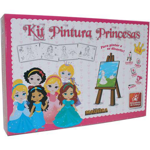 Brinquedo para Colorir Princesas Baby C/04 Telas Brinc. de Crianca