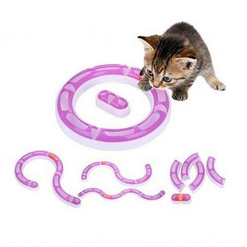 Brinquedo para Gatos Jogo Tunel com Bolinha