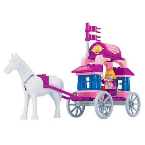 Brinquedo para Montar Reino Encantado Carruagem 57Pc Play Cis