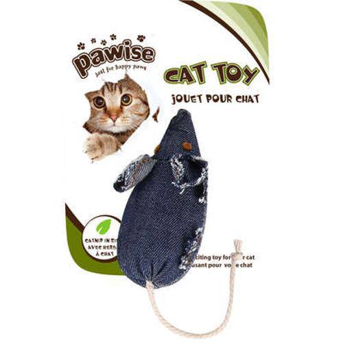 Brinquedo Pawise Rato para Gatos - Jeans