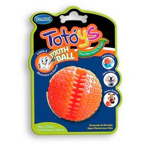 Brinquedo Pet Totoys Tooth Ball Chalesco