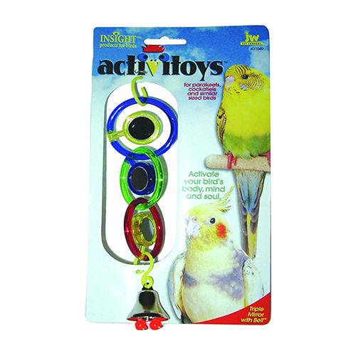Brinquedo Petmate para Pássaros JW Tri Mirro