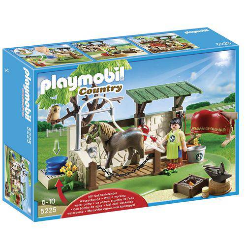 Brinquedo Playmobil Centro de Cuidados de Cavalos 5225
