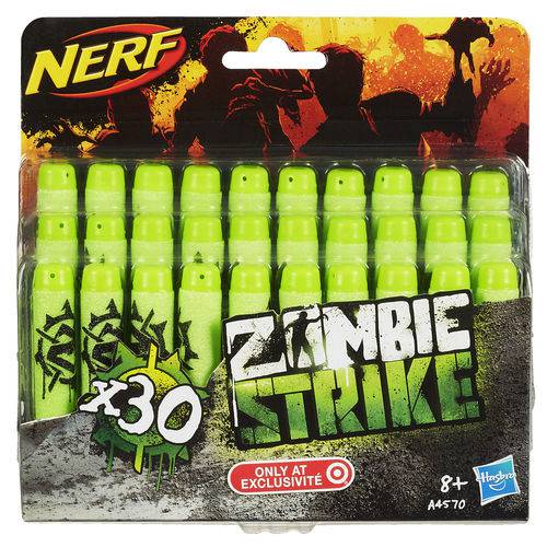 Brinquedo Refil Nerf Zombie 30 Dardos A4570 - Hasbro