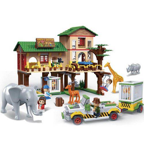 Brinquedo Safari Sede 829 Peças 6651 - Banbao