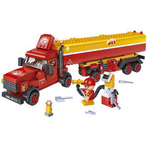 Brinquedo Transporte Caminhão Tanque 438 Peças 8765 - Banbao