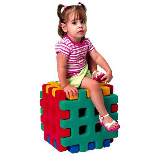Brinquedos de Montar "Cubo Monte Play" - Alpha Brinquedos