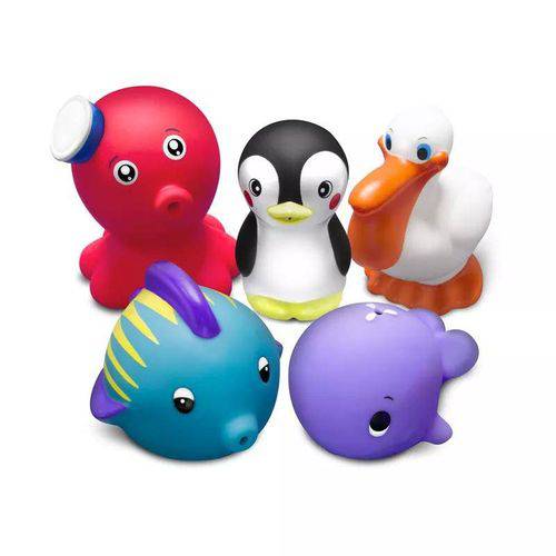 Brinquedos para Banho Animais Marinhos 1 - Comtac Kids