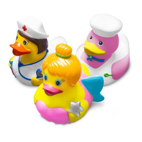 Brinquedos para o Banho Patos Fantasia Meninas Comtac - 4089