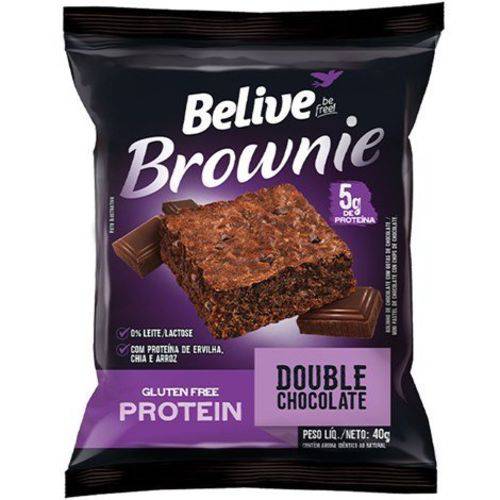 Brownie C/ Proteína Chocolate 10un 40g Belive