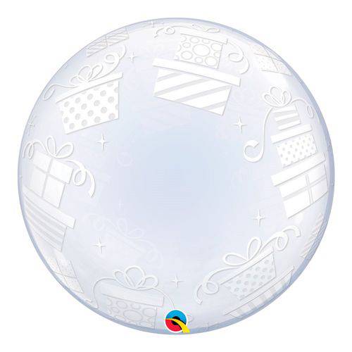 Bubble Decorativo 24 Polegadas - Presentes Embrulhados - Qualatex