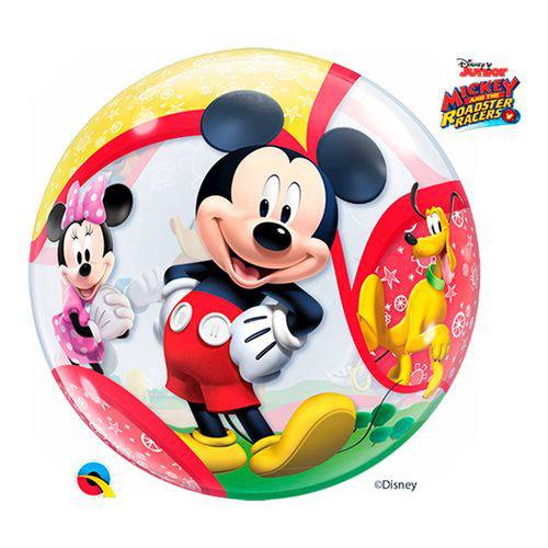 Bubble 22 Pol - Mickey e Seus Amigos da Disney - Qualatex