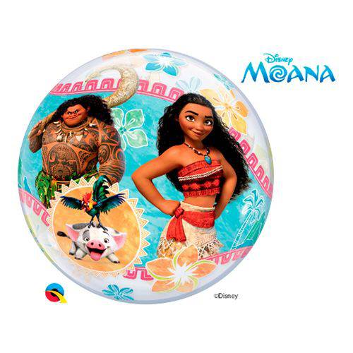 Bubble 22 Polegadas - Moana da Disney - Moana - Qualatex