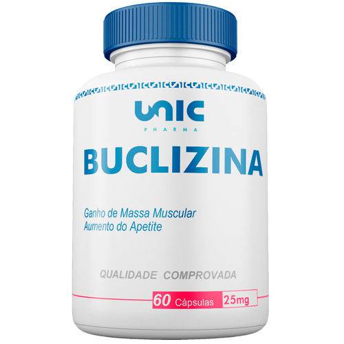 Buclizina 25mg 60 Cápsulas Unicpharma
