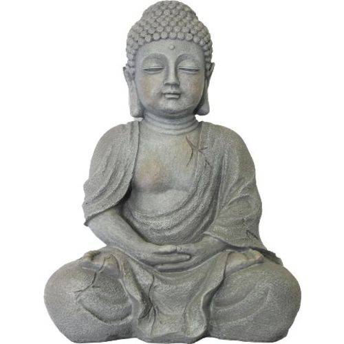 Buda com Efeito Cimento em Resina (37cm)