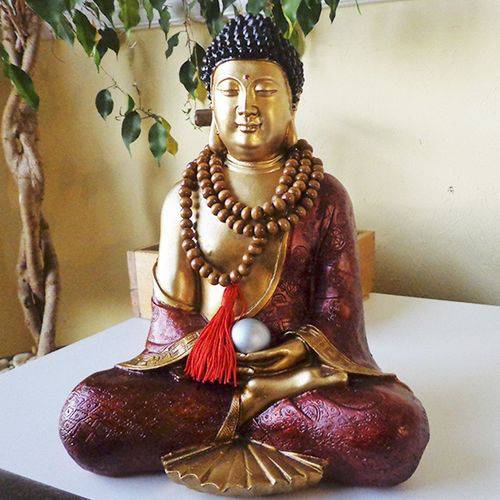 Buda da Riqueza com Japamala – Tamanho Gigant