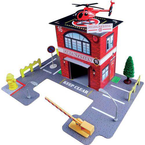 Build-n-Play Fire Station - MAI12512