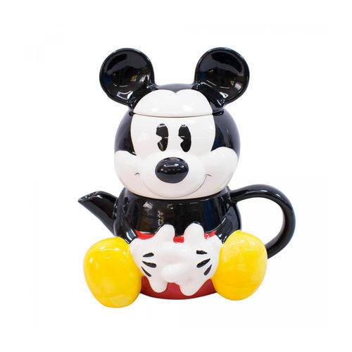 Bule 720ml Caneca 210ml Formato Mickey - Disney