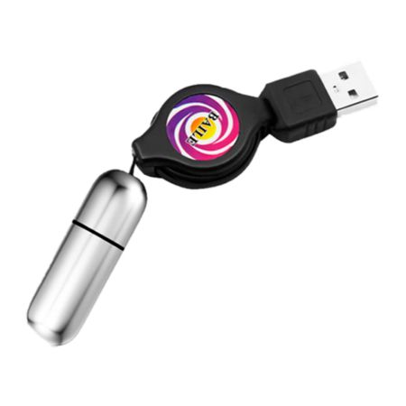 Bullet Mini com USB BI-014122-1 Prata UN