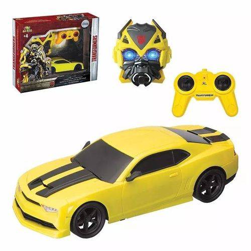 Bumblebee Carro Controle Remoto com Máscara Transformers - Art Brink