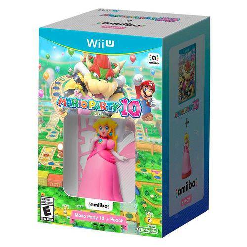 Bundle Mario Party 10 + Amiibo Peach - Wii U