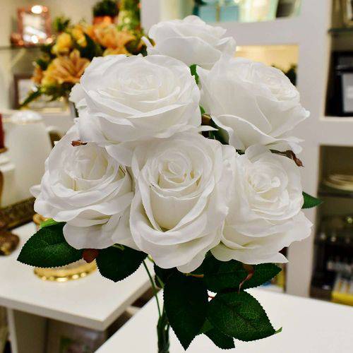 Buquê de Rosas Brancas - 55391
