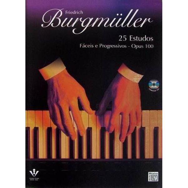 Burgmuller 25 Estudos Opus 100 com CD