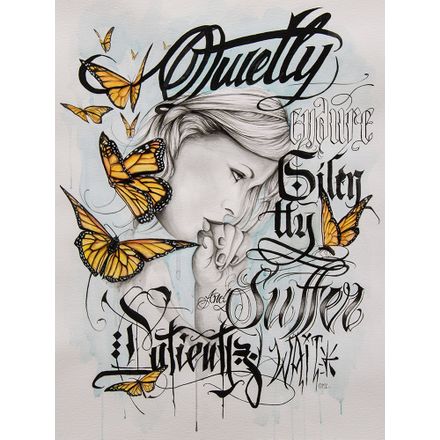 Gravura para Quadros – Arte Butterfly - 36 X 47,5 Cm - Papel Fotográfico Fosco