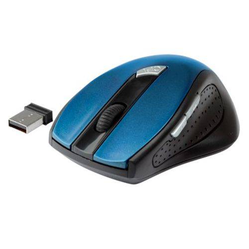 C3 Tech Mouse Óptico Sem Fio 2.4ghz M-w012 Azul