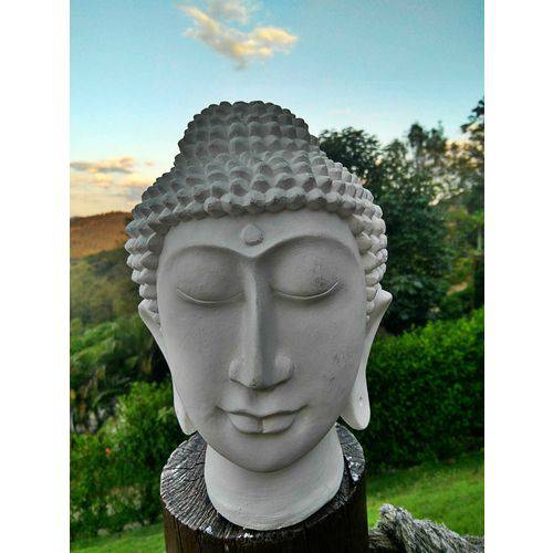 Cabeça de Buda Hindu Meditação Sábio Prosperidade Abundância + Incenso