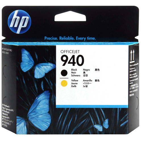 Cabeça de Impressão HP 940 Preto/Amarelo - C4900A