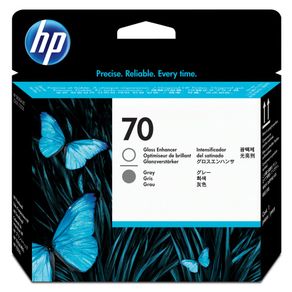 Cabeça de Impressão HP Plotter C9410A HP 70 Cinza e Gloss Enhancer